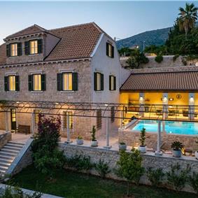 Luxury 7 Bedroom Villa with Heated Pool, Gym, Sauna, Jacuzzi and Sea Views in Dubrovnik, Sleeps 12-14